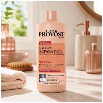 Franck Provost Expert Réparation Soin Démêlant pour Cheveux Abîmés Cassants 450 ML