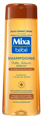 Mixa Bébé Shampooing Très Doux Hypoallergénique Démêlant Bio 300 ml