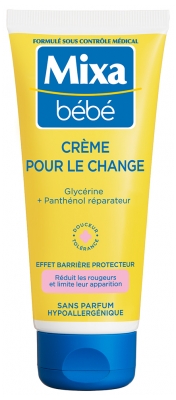 Mixa Bébé Crème pour le Change Sans Parfum 100 ml