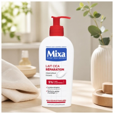 Mixa Lait Cica Réparation Peaux Sèches et Fragilisées 250 ml