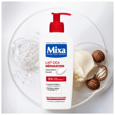 Mixa Lait Cica Réparation Peaux Sèches et Fragilisées 250 ml