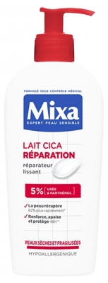 Mixa Lait Cica Réparation Peaux Sèches et Fragilisées 250 ml