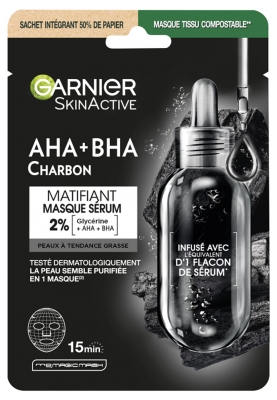 Garnier SkinActive Masque au Sérum Matifiant 28 ML