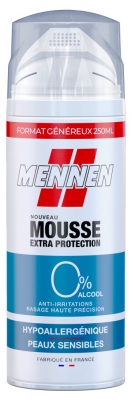 Mennen Mousse de Rasage Extra Protection Peaux Sensibles 250 ml