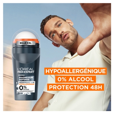 L'Oréal Paris Men Expert Déodorant 48H Magnesium Défense Bille XXL 50 ml