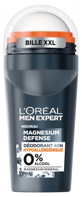 L'Oréal Paris Men Expert Déodorant 48H Magnesium Défense Bille XXL 50 ml