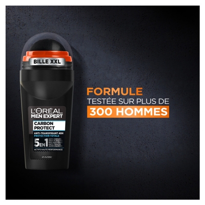 L'Oréal Paris Men Expert Anti-Transpirant 48H Carbon Protect Bille XXL 5en1 50 ml
