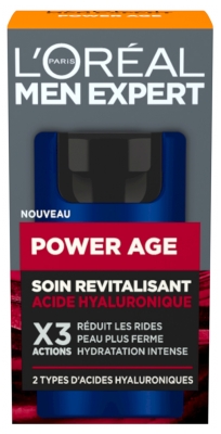 L'Oréal Paris Men Expert Power Age Soin Revitalisant à l'Acide Hyaluronique 50 ml