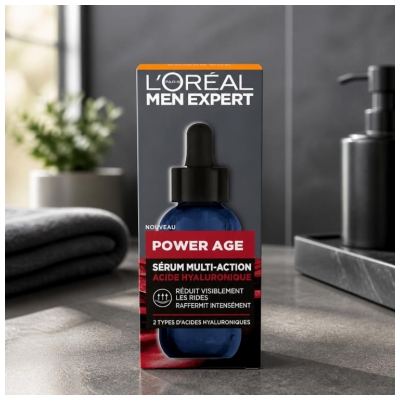 L'Oréal Paris Men Expert Power Age Sérum à l'Acide Hyaluronique Multi-Action 30 ml