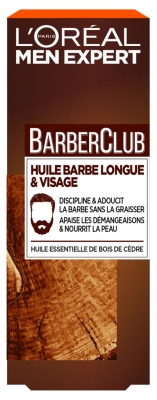 L'Oréal Paris Men Expert Barber Club Huile Visage et Barbe Longue 30 ml