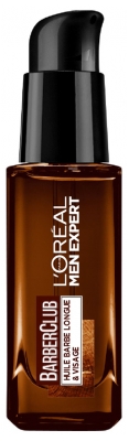 L'Oréal Paris Men Expert Barber Club Huile Visage et Barbe Longue 30 ml