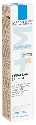 La Roche-Posay Effaclar Duo+M Soin Teinté Triple Correction Anti-Imperfections 40 ml - Teinte : Claire