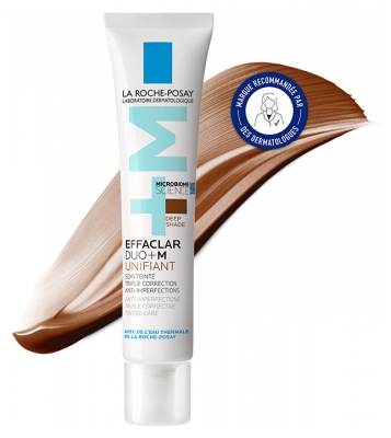 La Roche-Posay Effaclar Duo+M Soin Teinté Triple Correction Anti-Imperfections 40 ml