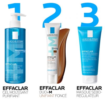 La Roche-Posay Effaclar Duo+M Soin Teinté Triple Correction Anti-Imperfections 40 ml