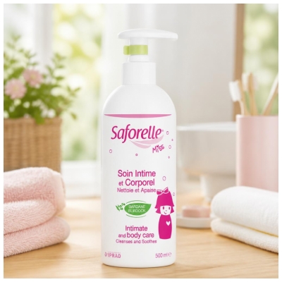 Saforelle Miss Soin Intime et Corporel Dès 2 Ans 500 ml