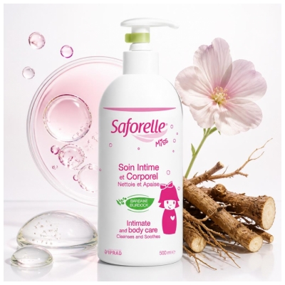 Saforelle Miss Soin Intime et Corporel Dès 2 Ans 500 ml