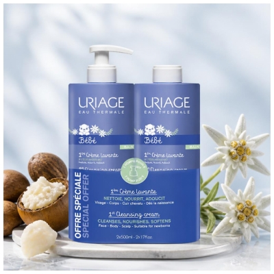 Uriage 1Ère Crème Lavante 2 x 500 ml