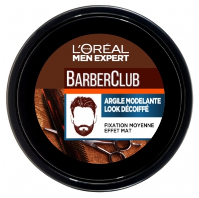 L'Oréal Paris Men Expert Barber Club Argile Modelante Fixation Moyenne 75 ml