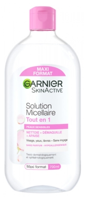 Garnier SkinActive Solution Micellaire Tout en 1 Peaux Sensibles Sans Parfum 700 ml