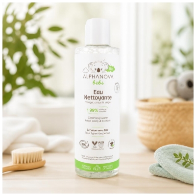 Alphanova Bébé Eau Nettoyante Biologique 200 ML