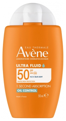 Avène Eau Thermale Solaires Oil Control Ultra Fluide SPF50 50 ml