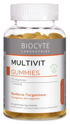 Biocyte Multivit Renforce l'Organisme Complément Alimentaire 60 Gummies
