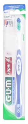 Gum Brosse à Dents Supertip Médium - Couleur : Bleu Foncé
