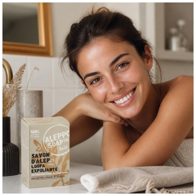 Tadé Savon d'Alep Loofa Exfoliante 150 Grammes