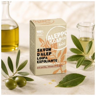 Tadé Savon d'Alep Loofa Exfoliante 150 Grammes