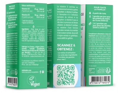 Nutri&Co Vitamine D Végétale Immunité 15 ml