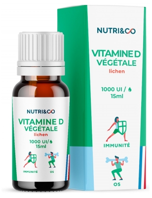 Nutri&Co Vitamine D Végétale Immunité 15 ml