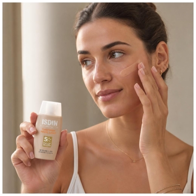 Isdin Fotoprotector Fusion Water Magic Light Écran Solaire Teinté SPF 50 de 50 ML