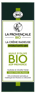 La Provençale Bio La Crème Radieuse Hydratante 48H Biologique 50 ML