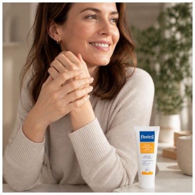 Flexitol Baume Réparateur Mains Sèches ou Abîmées Urée 10% 56 Grammes