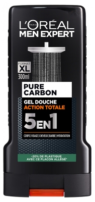 L'Oréal Paris Men Expert Pure Carbon Gel Douche 5 en 1 300 ml