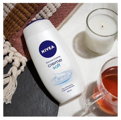 Nivea Crème Soft Douche Soin Hydratant à l'Huile d'Amande 250 ml