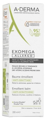 A-Derma Exomega — Allergo - Baume Émollient Cosmétique Stérile 200 ml