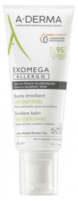 A-Derma Exomega — Allergo - Baume Émollient Cosmétique Stérile 200 ml