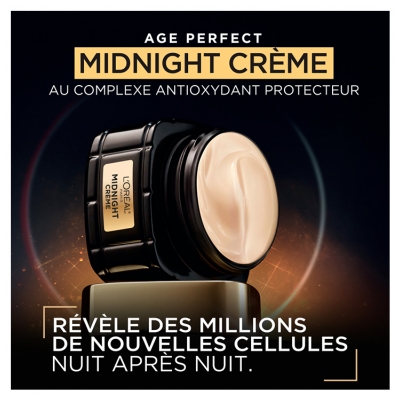 L'Oréal Paris Age Perfect Midnight Crème Régénérante Nuit Peaux Matures 50 ml