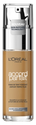 L'Oréal Paris Accord Parfait Fond de Teint Fluide 30 ml - Teinte : 6.5D/6.5W Caramel Doré