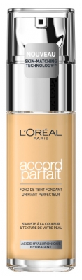 L'Oréal Paris Accord Parfait Fond de Teint Fluide 30 ml - Teinte : 1.N Ivoire Neutre