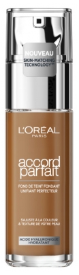 L'Oréal Paris Accord Parfait Fond de Teint Fluide 30 ml - Teinte : 8.R/8.C Noisette