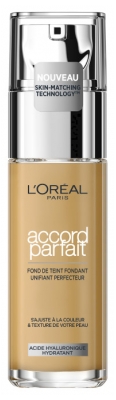 L'Oréal Paris Accord Parfait Fond de Teint Fluide 30 ml - Teinte : 3.D/3.W Beige Doré
