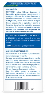 Phytosun Arôms Brûlures d'Estomac et Remontées Acides 20 Comprimés