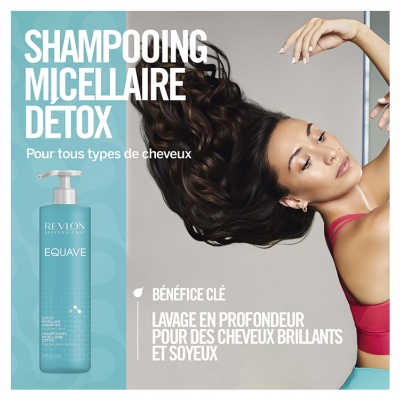 Revlon Professional Equave Shampoing Micellaire et Détox 485 ML