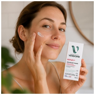 Laboratoires Vendôme Soin Riche Visage Peaux Réactives à Tendances Atopiques 50 ml