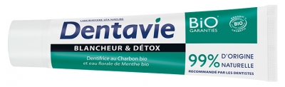 Dentavie Dentifrice Blancheur & Détox Biologique 75 ML