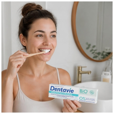 Dentavie Dentifrice Soin Protection Émail Biologique 75 ML