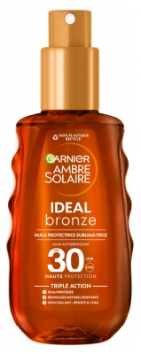 Garnier Ambre Solaire Ideal Bronze Huile Protectrice Visage & Corps SPF30 150 ml