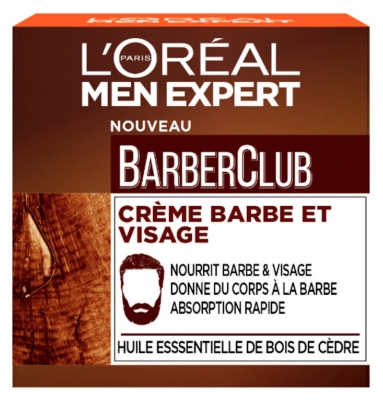 L'Oréal Paris Men Expert Barber Club Crème Visage & Barbe 50 ml